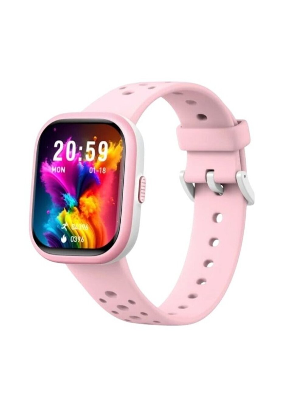 W79 Kids Smart Watch 1.83 Inch Screen Pink With Educational Games & Sports Modes